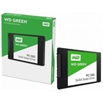 Ficha técnica e caractérísticas do produto Ssd Western Digital Green 2.5 120GB Sata Iii 6Gb/s (WDS120G1G0A)