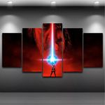 Ficha técnica e caractérísticas do produto Star Wars Quadro Mosaico 5 Peças 1,20x0,70cm Stw 01