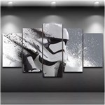Ficha técnica e caractérísticas do produto Star Wars Quadro Mosaico 5 Peças 1,20x0,70cm Stw 04