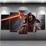 Ficha técnica e caractérísticas do produto Star Wars Quadro Mosaico 5 Peças 1,20x0,70cm Stw 08
