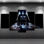 Ficha técnica e caractérísticas do produto Star Wars Quadro Mosaico 5 Peças 1,20x0,70cm Stw 03