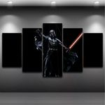 Ficha técnica e caractérísticas do produto Star Wars Quadro Mosaico 5 Peças 1,20x0,70cm Stw 10