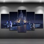Ficha técnica e caractérísticas do produto Star Wars Quadro Mosaico 5 Peças 1,20x0,70cm Stw 14