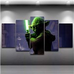 Ficha técnica e caractérísticas do produto Star Wars Quadro Mosaico 5 Peças 1,20x0,70cm Stw 16