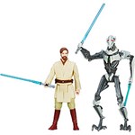 Ficha técnica e caractérísticas do produto Starwars Mission 2 Bonecos Obi-Wan Kenobi e General Grievous Hasbro