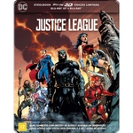 Ficha técnica e caractérísticas do produto Steelbook Blu-ray 3D + Blu-ray Liga da Justiça