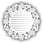 Stencil de Acetato para Pintura Opa 30,5 X 30,5 Cm - 2098 Mandala Flor