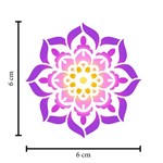 Ficha técnica e caractérísticas do produto Stencil Litoarte 10x10 STX-384 Mandala
