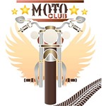 Ficha técnica e caractérísticas do produto Stencil Litoarte 25x25 STXXV-040 Moto Club