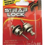 Ficha técnica e caractérísticas do produto Strap Lock Cromado Trava de Correia Guitarra/violão Etc Basso