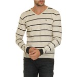 Ficha técnica e caractérísticas do produto Suéter em Tricô Ellus Cotton Stripes