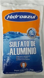 Ficha técnica e caractérísticas do produto SULFATO ALUMINIO 2kg - HIDROAZUL