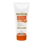 Ficha técnica e caractérísticas do produto Sunless Fps50 Protetor Facial Base Bege Médio 60g
