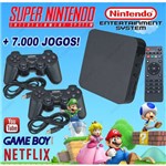 Ficha técnica e caractérísticas do produto Super Game Box - Super Nintendo Classic Snes +7000 Jogos