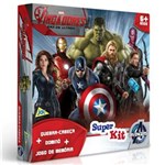 Ficha técnica e caractérísticas do produto Super Kit Toyster Avengers com Quebra Cabeça 200 Peças + Jogo da Memória + Dominó