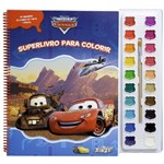 Ficha técnica e caractérísticas do produto Super Livro para Colorir Carros Disney - DCL