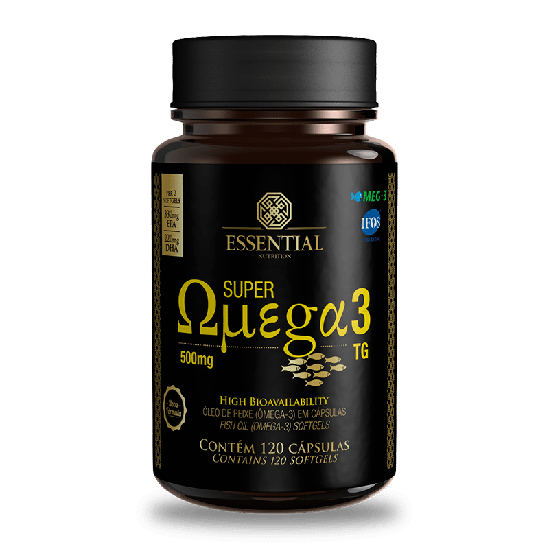 Ficha técnica e caractérísticas do produto Super Omega 3 TG (120caps) Essential Nutrition
