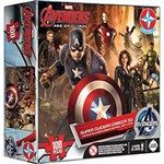 Ficha técnica e caractérísticas do produto Super Quebra-Cabeça 3D Avengers 100 Peças - Estrela