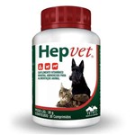 Ficha técnica e caractérísticas do produto Suplemento Hepvet para Cães Vetnil 30 Comprimidos