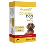 Ficha técnica e caractérísticas do produto Suplemento Organnact Condrix Tabs Dog Blister 600mg - 30tabletes