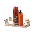 Ficha técnica e caractérísticas do produto Suporte de Parede para Shampoo - Rosé Gold - Box de Banheiro