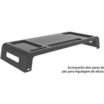 Ficha técnica e caractérísticas do produto Suporte para Monitor Prime C/DIVISOES Preto - Waleu