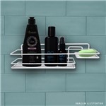 Ficha técnica e caractérísticas do produto Suporte para Sabonete e Shampoo Branco - Iguanna