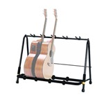 Ficha técnica e caractérísticas do produto Suporte Rack para 5 Instrumentos (Guitarra, Baixo ou Violão) GS525B - Hercules