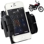 Ficha técnica e caractérísticas do produto Suporte Universal GPS,Celular,Tablet para Motocicleta, Quadriciclo Preto CBRN0074