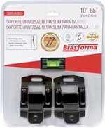 Ficha técnica e caractérísticas do produto Suporte Universal ULTRA SLIM para TV/FIXO 10" a 85" - SBRUB859 - eu Quero Eletro