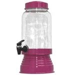 Ficha técnica e caractérísticas do produto Suqueira de Vidro com Dispenser 3250ml - Pink - G.r.