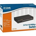 Ficha técnica e caractérísticas do produto Switch DES-1024D P/ Rack ou Mesa 24 Portas 10/100 - D-link