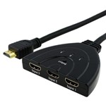Ficha técnica e caractérísticas do produto Switch HDMI 3 Portas