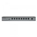 Ficha técnica e caractérísticas do produto Switch Intelbras 9 Portas Fast Ethernet com 8 Portas PoE+