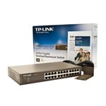 Ficha técnica e caractérísticas do produto Switch Tp-Link Gigabit Tl-Sg1024d 24portas 10-100-1000mbps.