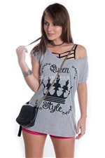 Ficha técnica e caractérísticas do produto T-shirt Queen Style BL2573 - M