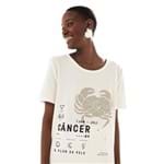 Ficha técnica e caractérísticas do produto T-Shirt Silk Cancer Off White - M