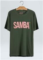Ficha técnica e caractérísticas do produto T-Shirt Stone Samba-Verde Musgo - P