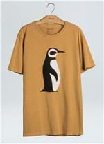Ficha técnica e caractérísticas do produto T-Shirt Stone Vintage Pinguim-Mostarda - P