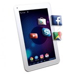 Ficha técnica e caractérísticas do produto Tablet 7 QC 6.0 1GB Ram Branco DZ7BT 69197-Dazz