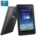 Ficha técnica e caractérísticas do produto Tablet Asus Fonepad 7 Preto com Tela 7”, 8GB, Processador Intel® Dual Core de 1.6GHz, Câmera 5MP, Android 4.2, 3G, Wi-Fi, AGPS e Bluetooth