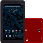 Tablet Bravva BV 8GB Wi-Fi Tela 7" Android 5.0 Processador Quad Core 1.3GHz - Vermelho