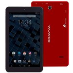 Ficha técnica e caractérísticas do produto Tablet Bravva BV-Quad 8GB Wi-Fi Tela 7" Android 5.0 Processador Quad Core 1.3GHz Vermelho - Bravva