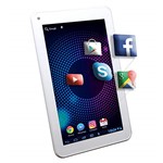 Ficha técnica e caractérísticas do produto Tablet Dazz Wifi Quadcore 1gb 8gb Dz7bt Branco