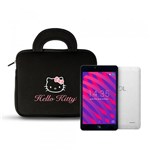 Tablet DL Futura T8 - 7" QuadCore WiFi 1GB/8GB Branco C/ Bolsa de Tecido Lavável Hello Kitty