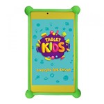 Ficha técnica e caractérísticas do produto Tablet DL Kids C10, Tela de 7, 8GB, Wi-Fi, Android 7.1.2, Quad Core 1.2Ghz + Capa de Silicone Bumper