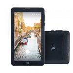 Ficha técnica e caractérísticas do produto Tablet DL Mobi Tela 7'' 3G Preto TX384 Dual Chip