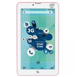 Ficha técnica e caractérísticas do produto Tablet Dl Socialphone 700 Rosa Neon Tx316rno Tela 7´´, 3g, 8gb