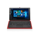 Tablet 2 em 1 M8w Plus Hibrido Windows 10 8.9" Intel 2gb 32gb Dual Câmera Vermelho Multilaser Nb243
