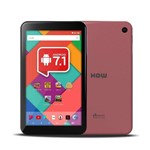 Ficha técnica e caractérísticas do produto Tablet How 7" Quadcore 16gb Rosa Max Ht705
